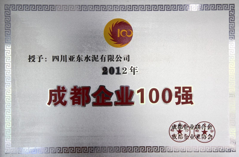 成都企業100強（四川亞東）